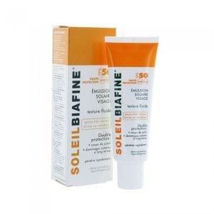 BIAFINE SOLEIL BIAFINE EMULSION SOLAIRE VISAGE FPS 50+ TEXTURE FLUIDE PEAUX TRES CLAIRES OU SENSIBLES - BIAFINE