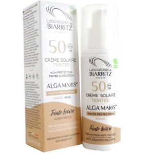 BIARRITZ ALGAMARIS CREME SOLAIRE TEINTE IVOIRE SPF 50 - BIARRITZ