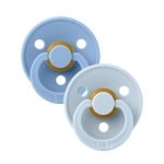 BIBS SET DE SUCETTES SKY BLEU BABY BLUE 6-12 MOIS - BIBS