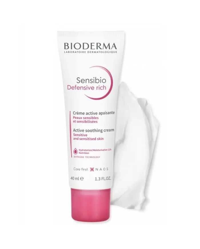 BIODERMA SENSIBIO DEFENSIVE RICHE CREME ACTIVE APAISANTE 40 ML - BIODERMA