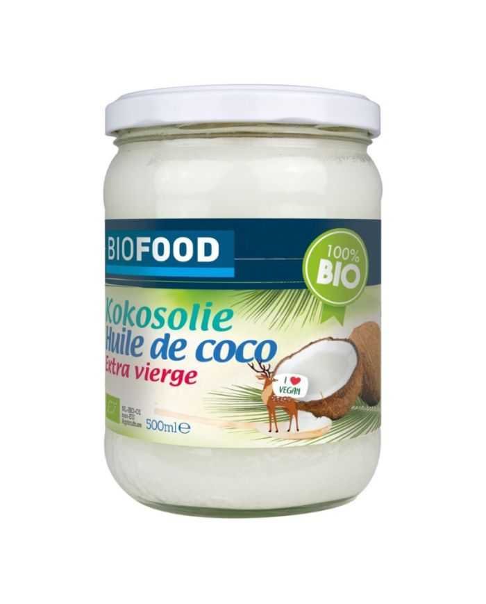 BIOFOOD HUILE DE COCO EXTRA VIERGE 500 ML - BIOFOOD