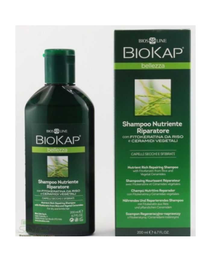 BIOKAP BELLEZZA SHAMPOING NOURRISSANT REPARATEUR 200 ML - BIOKAP