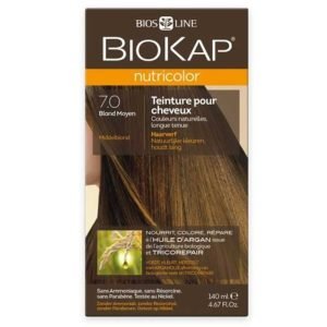 BIOKAP NUTRICOLOR 7.0 BLOND MOYEN - BIOKAP