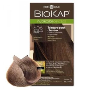 BIOKAP NUTRICOLOR DELICATO 6.06 BLOND FONCE HAVANE - BIOKAP