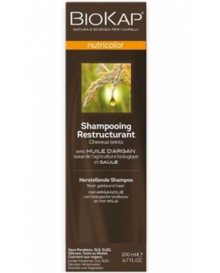BIOKAP NUTRICOLOR SHAMPOING RESTRUCTURANT CHEVEUX TEINTS 200 ML - BIOKAP
