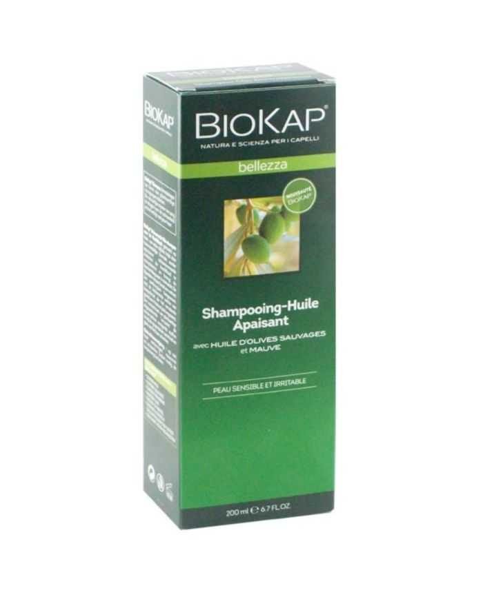 BIOKAP SHAMPOING HUILE APAISANT CUIR CHEVELU SENSIBLE ET IRRITE 200 ML - BIOKAP