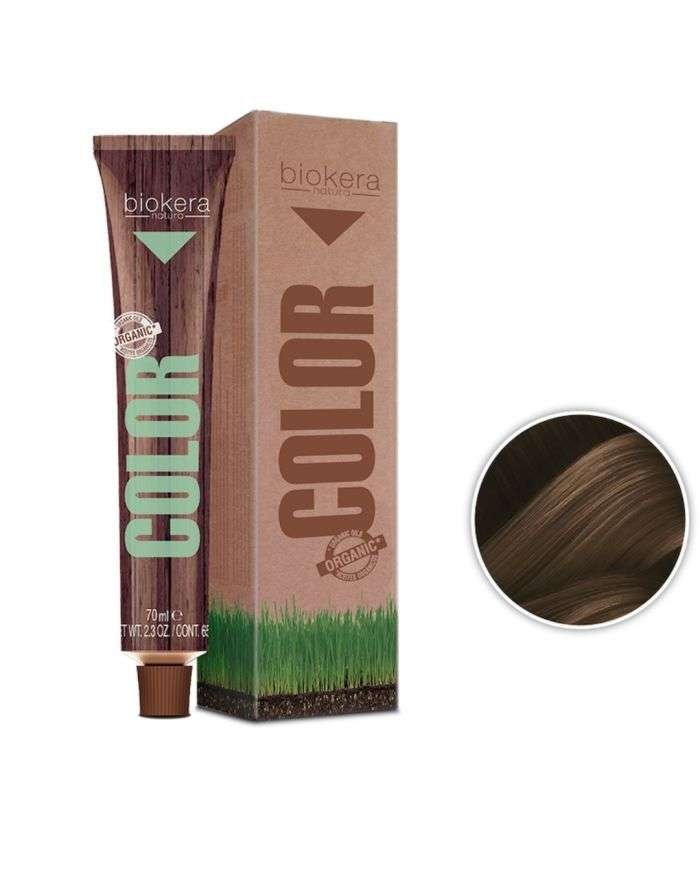 BIOKERA NATURA COLOR N 5.70 MARRON CLAIR MARRON NATUREL+ CREME OXIDANT - BIOKERA