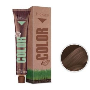 BIOKERA NATURA COLOR N 6.721 BLOND FONCE NACRE + CREME OXIDANT - BIOKERA