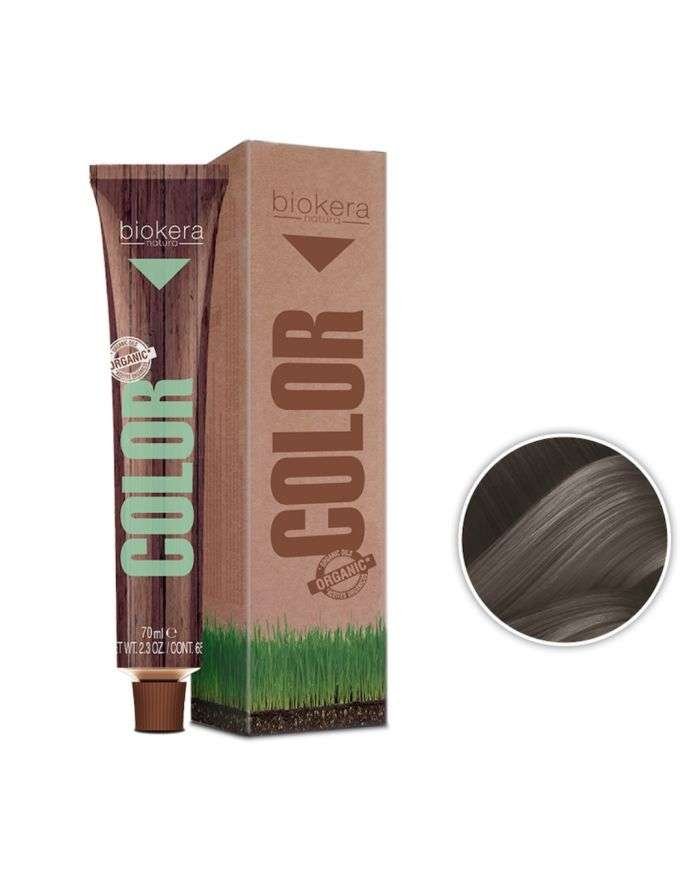 BIOKERA NATURA COLOR N 8.1 BLOND CENDRE CLAIR + CREME OXIDANT - BIOKERA