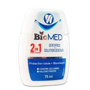 BIOMED DENTIFRICE + SOLUTION DENTAIRE 75 ML - BIOMED