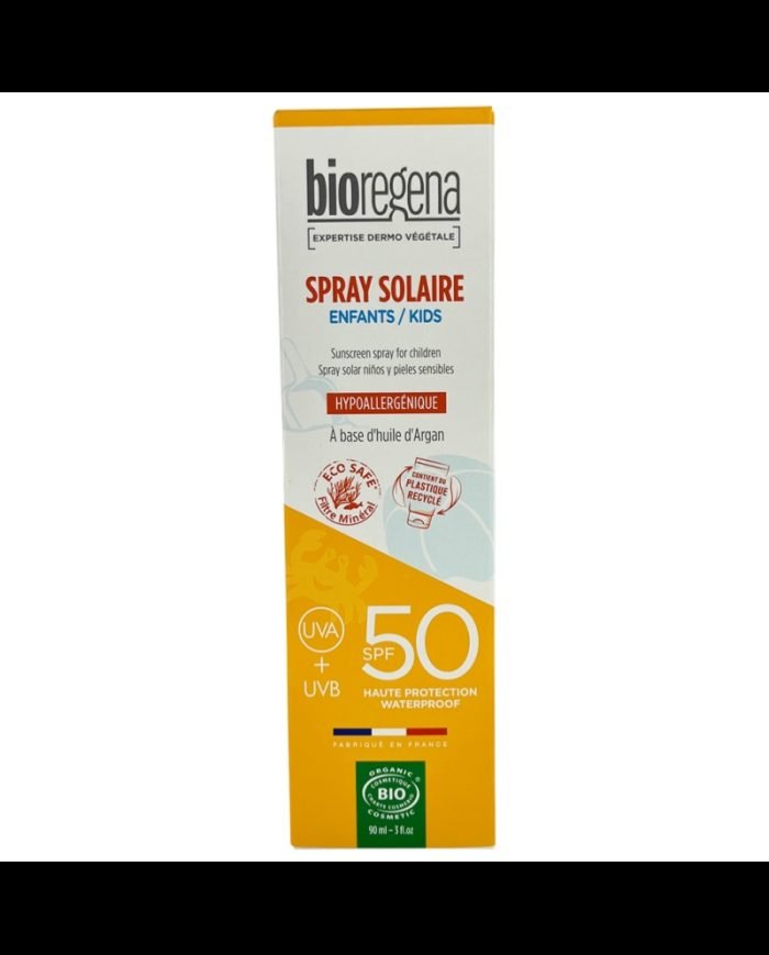 BIOREGENA SPRAY SOLAIRE ENFANT HAUTE TOLERANCE SPF50 90 ML - BIOREGENA