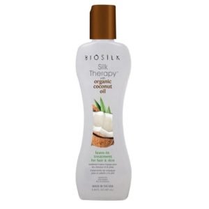 BIOSILK SILK THERAPY ORGANIC COCONUT OIL LEAVE IN POUR CHEVEUX 167 ML - BIOSILK