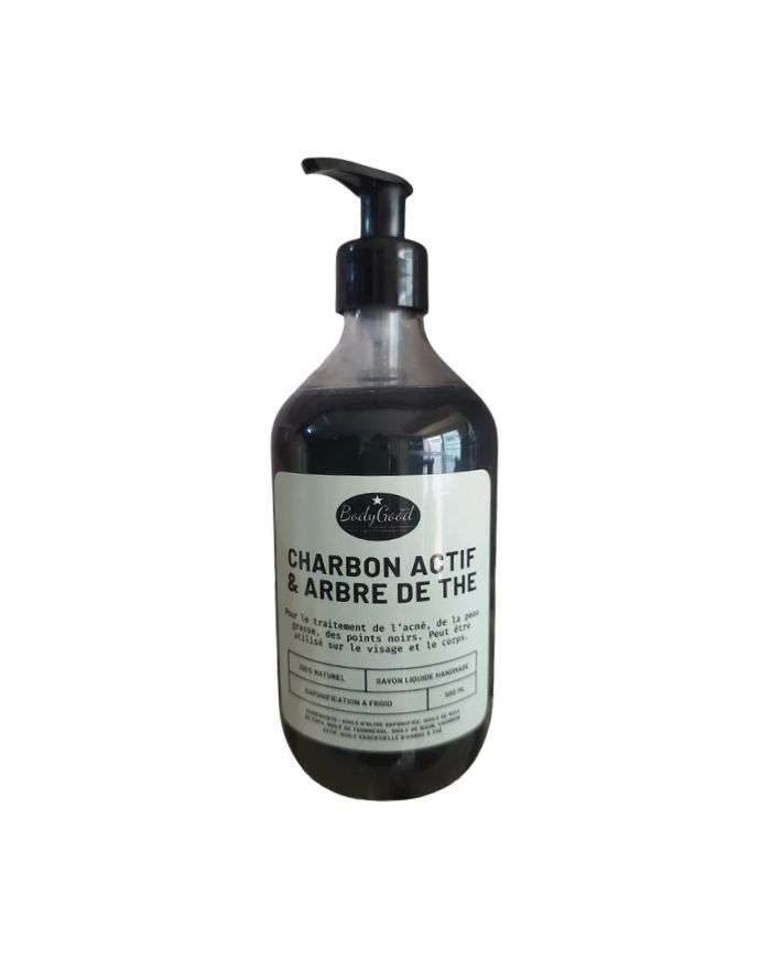BODY GOOD SAVON LIQUIDE CHARBON ACTIF ET ARBRE DE THE 500ML - BODY GOOD