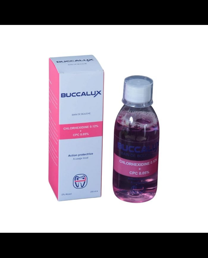 BUCCALUX BAIN DE BOUCHE CHLORHEXIDINE 0.12 + CPC 0.05 250 ML - BUCCALUX