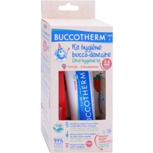 BUCCOTHERM KIT ENFANT 2-6 ANS 50 ML GOUT FRAISE - BUCCOTHERM