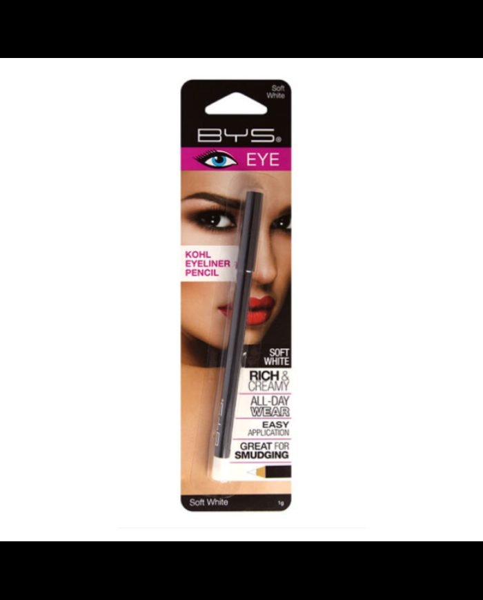 BYS KOHL EYELINER CRAYON SOFT WHITE 1 G - BYS