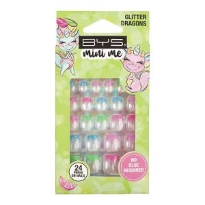 BYS MINI ME ONGLES PRECOLLES GLITTER DRAGONS - BYS