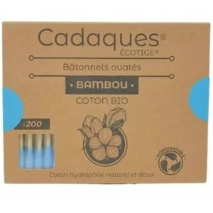 CADAQUES BAMBOU OUATES BATONNETS BLEU * 200 - CADAQUES