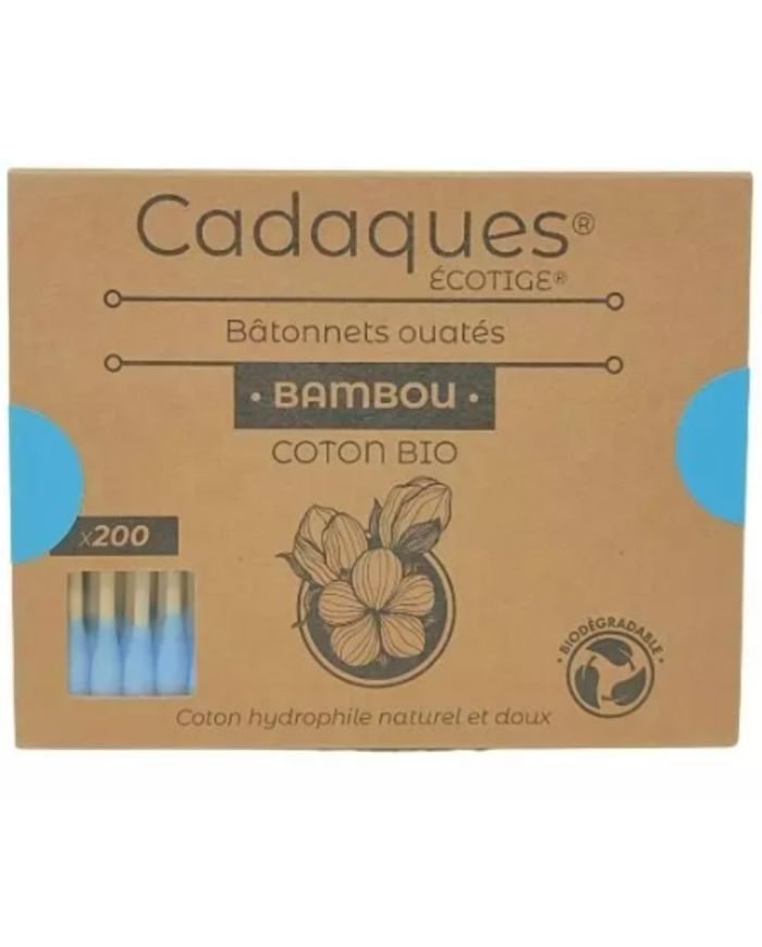 CADAQUES BAMBOU OUATES BATONNETS BLEU * 200 - CADAQUES