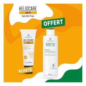 CANTABRIA OFFRE HELIOCARE 360 GEL OIL FREE SPF 50+ BIRETIX NETTOYANT 200ML OFFERT - CANTABRIA