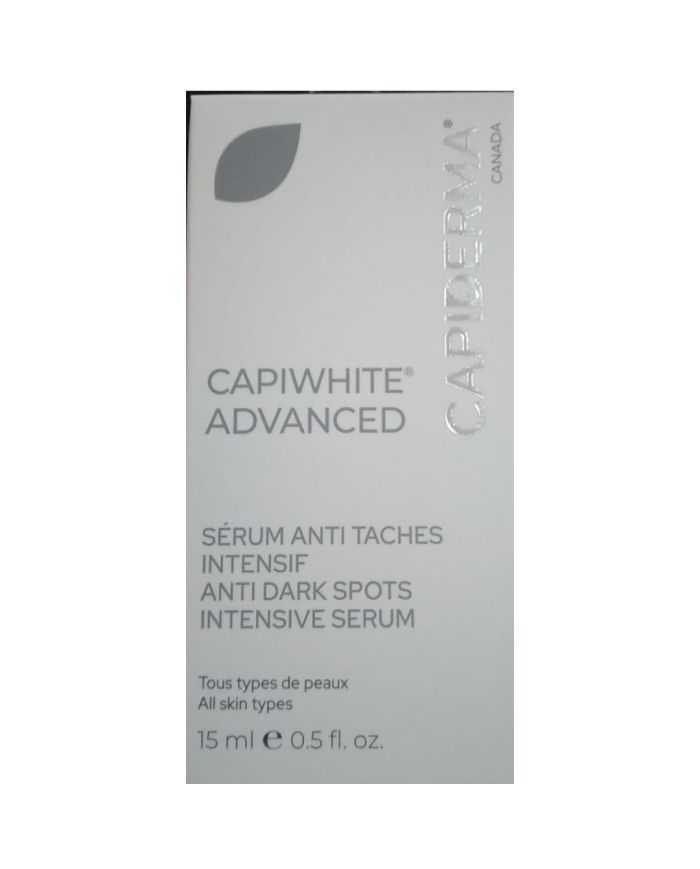 CAPIDERMA CAPIWHITE ADVANCED SERUM ANTI TACHES INTENSIF 15 ML - CAPIDERMA