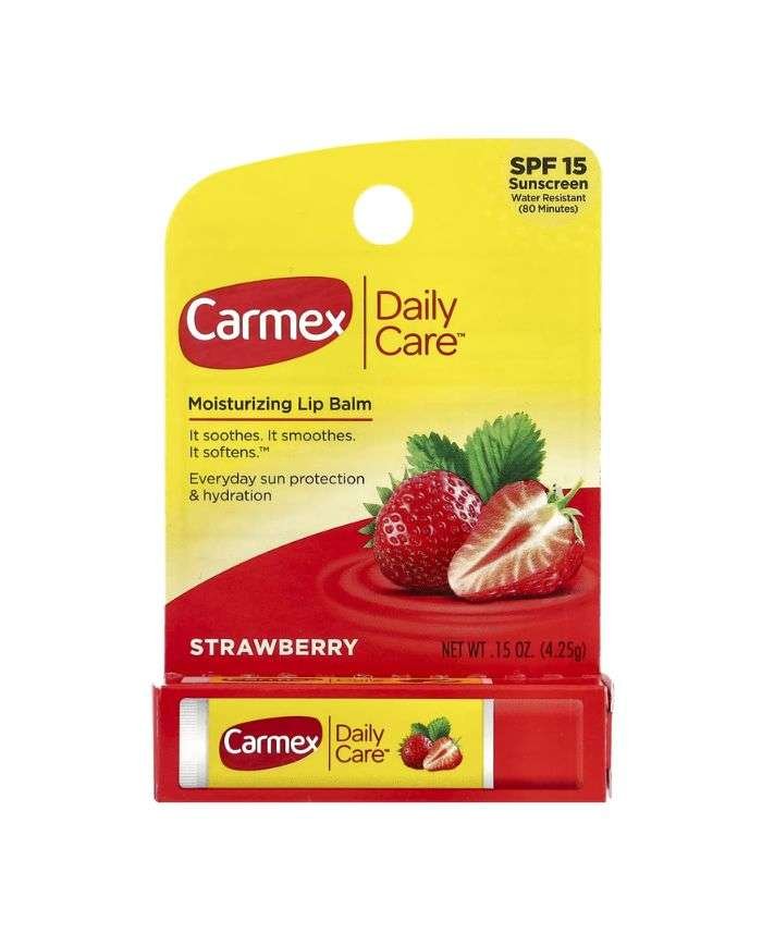 CARMEX DAILY CARE SPF 15 MOISTURIZING LIP BALM STRAWBERRY 4.25 G - CARMEX