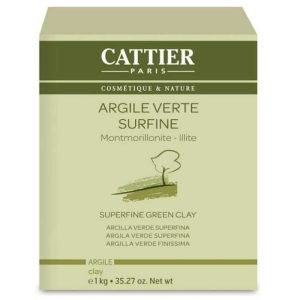 CATTIER ARGILE VERTE SURFINE 1 KG - CATTIER