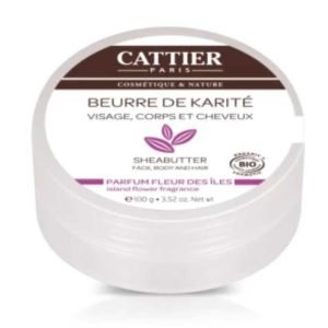 CATTIER BEURRE DE KARITE PARFUM FLEUR DES ILES 100G - CATTIER