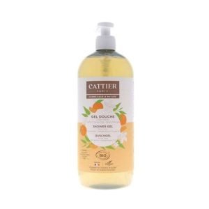 CATTIER GEL DOUCHE ALOE VERA PARFUM CLEMENTINE ET FLEUR DORANGER 1 L - CATTIER