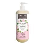 CATTIER GEL DOUCHE ALOE VERA PARFUM ROSE PIVOINE 1 L - CATTIER