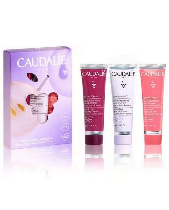 CAUDALIE TRIO CREMES MAINS NUTRITION - CAUDALIE