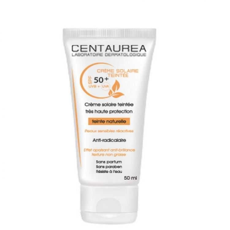 CENTAUREA CREME SOLAIRE TEINTE NATURELLE SPF 50+ - CENTAUREA