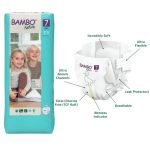 BAMBO NATURE COUCHE BOY AND GIRL TAILLE 7 +18 KG 40 UNITES - BAMBO NATURE