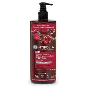 CENTIFOLIA BOUCLIER COULEUR 2EN1 SHAMPOOING ET DEMELANT COULEUR FIXATEUR 500 ML - CENTIFOLIA