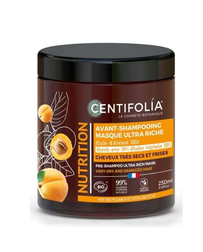 CENTIFOLIA NUTRITION AVANT SHAMPOOING MASQUE ULTRA RICHE 250 ML - CENTIFOLIA