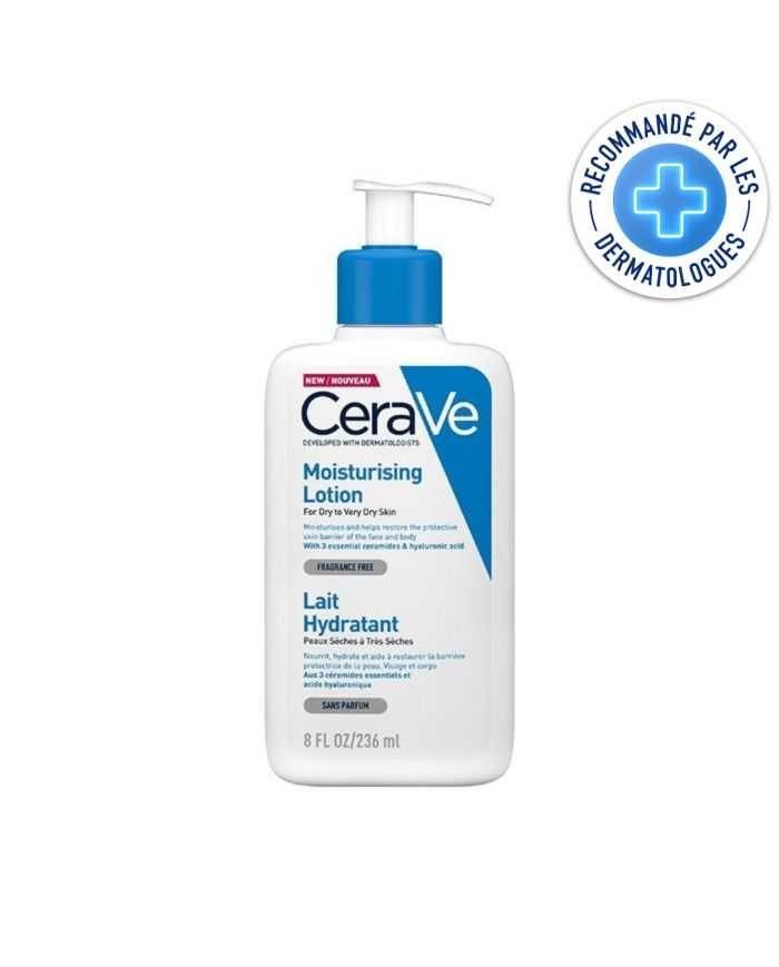 CERAVE LAIT HYDRATANT PEAUX SECHES A TRES SECHES 236 ML - CERAVE