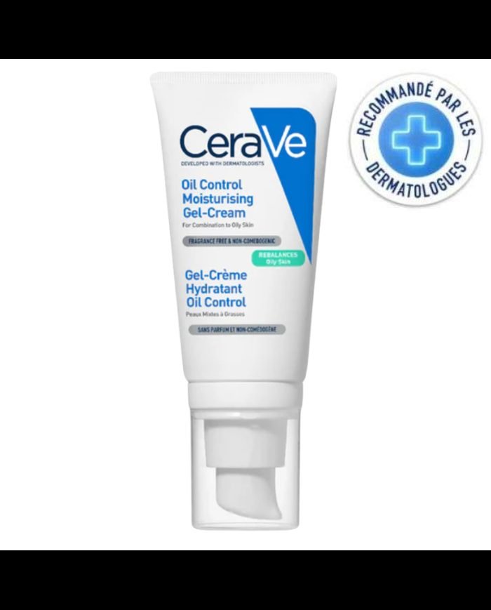 CERAVE GEL CREME HYDRATANT OIL CONTROL PEAUX MIXTES A GRASSES 52 ML - CERAVE