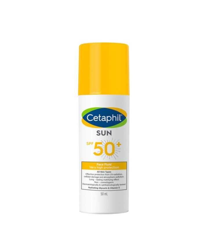 CETAPHIL SUN FLUIDE VISAGE TOUS TYPE DE PEAUX SPF 50+ - CETAPHIL