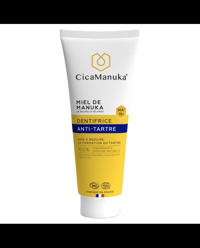 CICAMANUKA MIEL DE MANUKA IAA 15+DENTIFRICE ANTI TARTRE 75 ML - CICAMANUKA