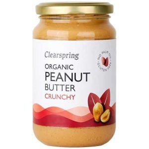 CLEARSPRING ORGANIC PEANUT BUTTER CRUNCHY 350 G - CLEARSPRINGS