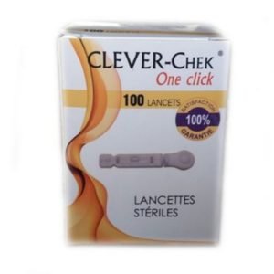 CLEVER CHECK ONE CLICK 100 LANCETTES - CLEVER CHECK