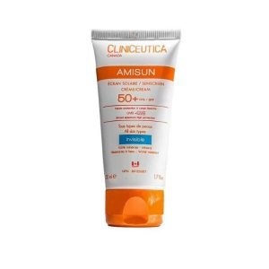 CLINICEUTICA AMISUN ECRAN SOLAIRE SPF 50 + CREME INVISIBLE 50 ML - CLINICEUTICA