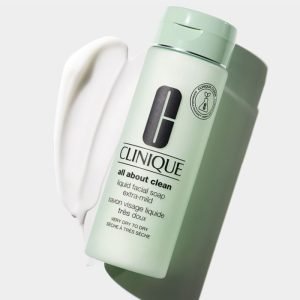 CLINIQUE ALL ABOUT CLEAN SAVON VISAGE LIQUIDE TRES DOUX PEAUX SECHES A TRES SECHES 200 ML - CLINIQUE