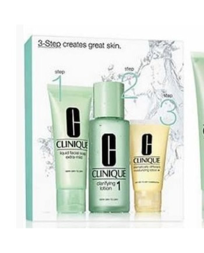 CLINIQUE PACK 3 ETAPES COMBINATION PEAU TRES SECHE A SECHE - CLINIQUE