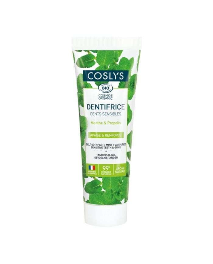 COSLYS DENTIFRICE DENTS SENSBLES MENTHE ET PROPOLIS 75 ML - COSLYS