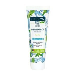 COSLYS DENTIFRICE FRAICHEUR MENTHOL HALEINE FRAICHE 100 G - COSLYS