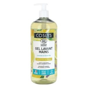 COSLYS GEL LAVANT MAINS LAVANDE ET CITRON BIO 1L - COSLYS