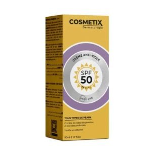COSMETIX CREME ANTI RIDES SPF 50+ TOUS TYPES DE PEAUX 50 ML - COSMETIX DERMATOLOGIE