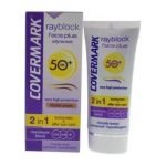 COVERMARK RAYBLOCK FACE PLUS PEAU MIXTE ACNEIQUE SPF 50 +TEINTE BEIGE CLAIR 50 ML - COVERMARK