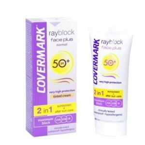 COVERMARK RAYBLOCK FACE PLUS PEAU NORMAL SPF 50 +TEINTE BEIGE CLAIR 50 ML - COVERMARK